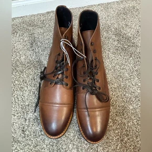 Thursday Leather Captain‎ Boots Brandy Mens 15 NEW